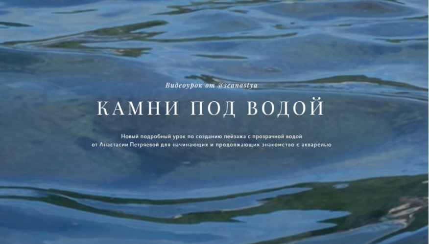 Камни под водой (Анастасия Петряева)